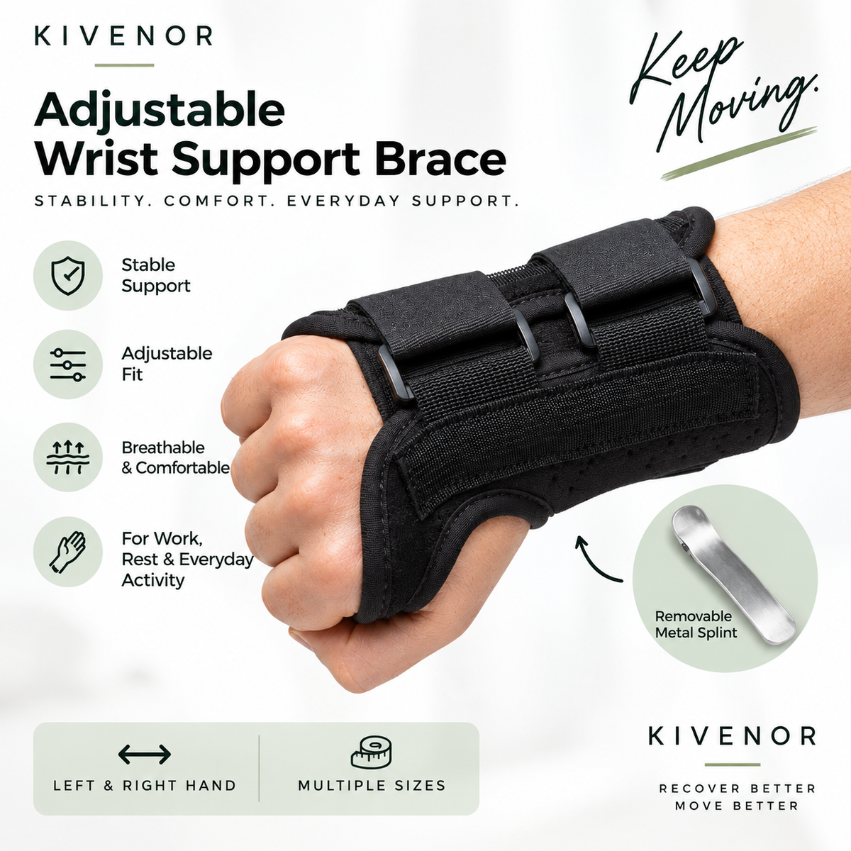 Adjustable Wrist Support Brace