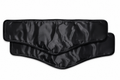 Black reusable neck ice pack wrap for hot and cold therapy