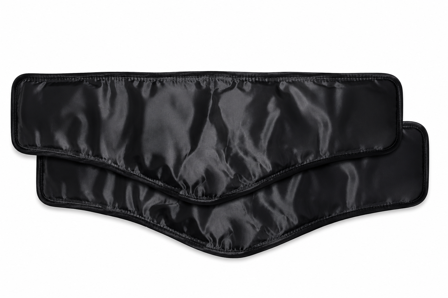 Black reusable neck ice pack wrap for hot and cold therapy